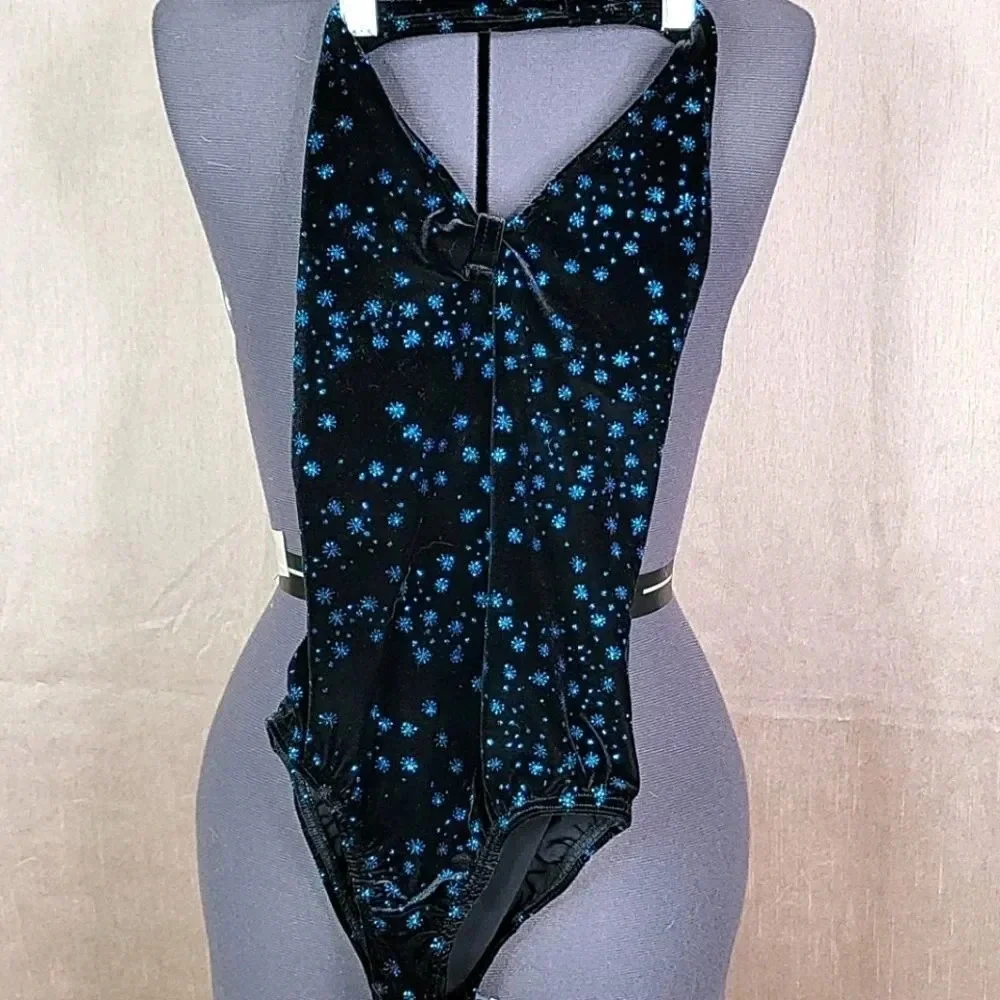 MOTIONWEAR Blue and‎ Black Srarburst Girl's Costume